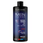 4ORGANIC_Men Power Sport Natural Shower Gel naturalny żel pod prysznic 3w1 500ml