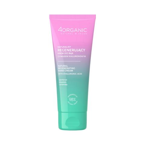 get_image 4ORGANIC_Naturlany regenerujący krem do rąk z kwasem hialuronowym 75ml - obrazek 1