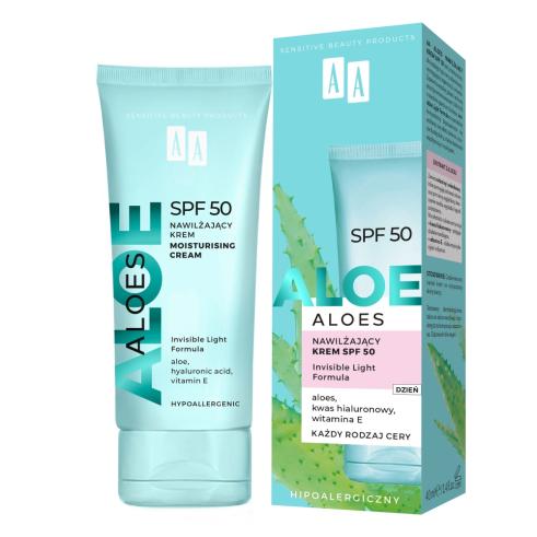 get_image AA_Aloes nawilżający krem do twarzy SPF50 40ml - obrazek 1
